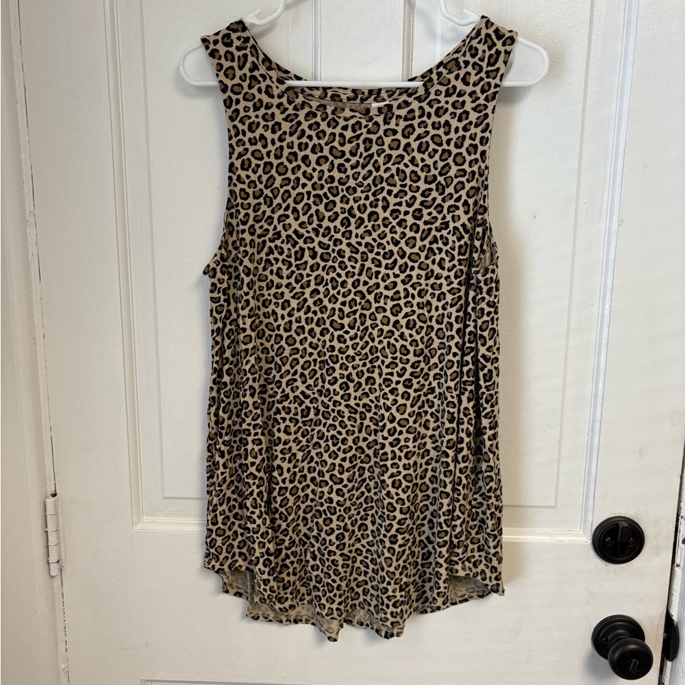 Old Navy Leopard Print Luxe Tank top